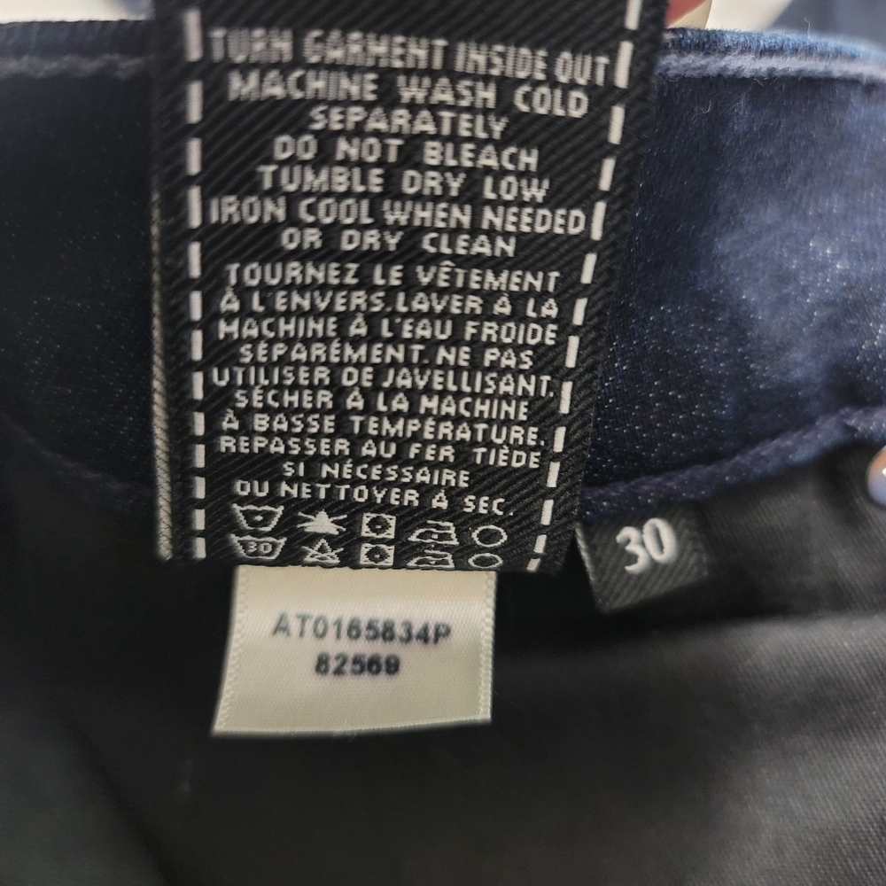 7 Seven For All Mankind Adrien Jeans Size 30 Men's Dark Wash - Picture 14 of 14